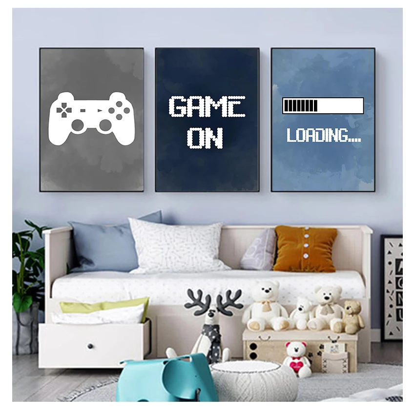 Video Gaming & Esports Usd Acc - Decoração de Parede para Quarto de