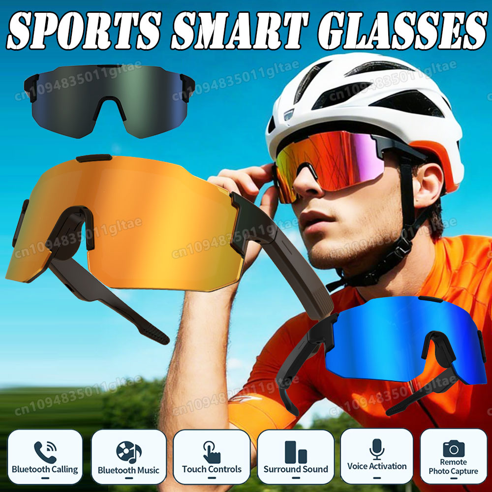 Esports In Gaming - Óculos Inteligentes para Ciclismo com Câmera,