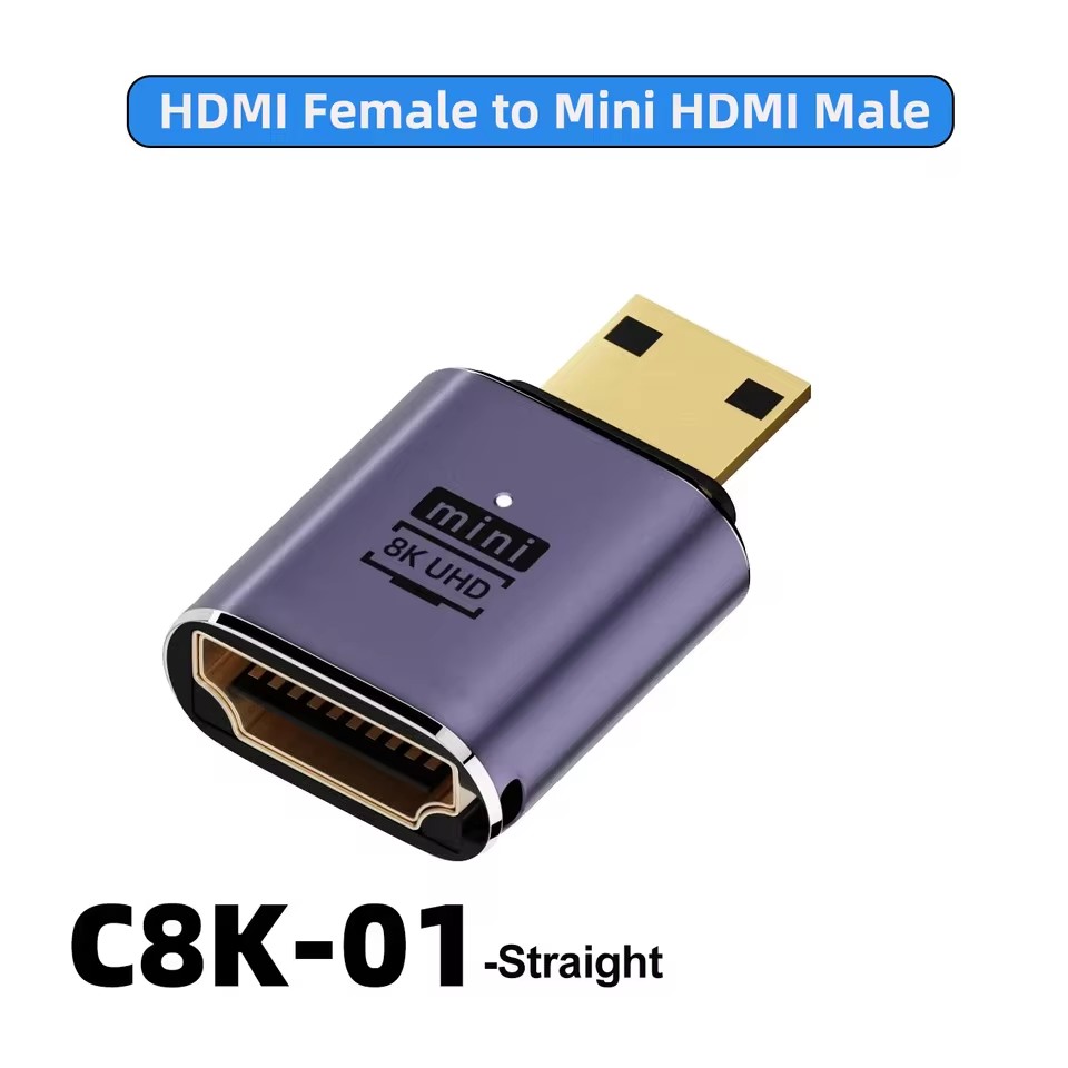 Gaming Speaker 2.1 - Adaptador Mini HDMI Masculino para HDMI