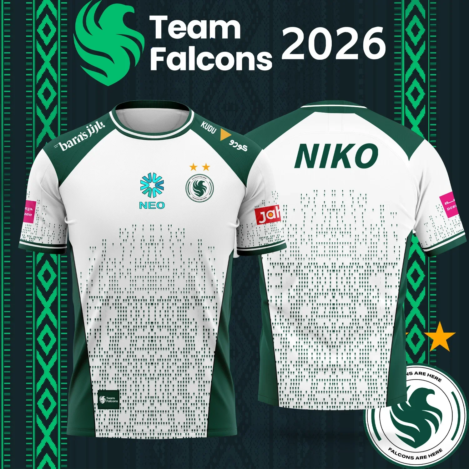 Esports Gaming Teams - Nova Camisa de Esports TEAM Falcons