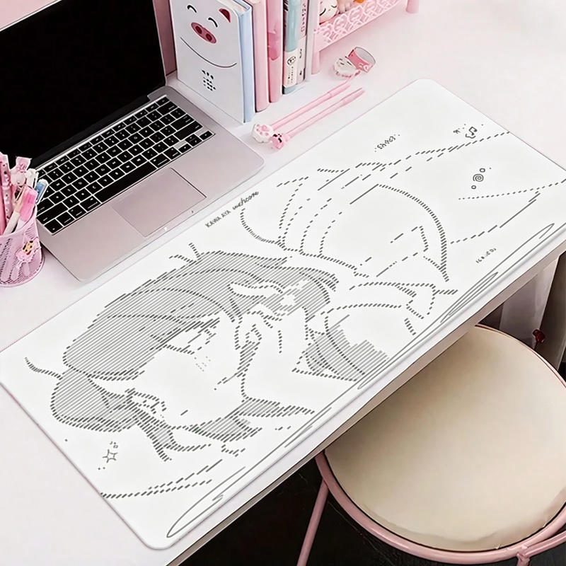 Esports Gaming Mousepad - 1Pç Mouse Pad de Couro Anime