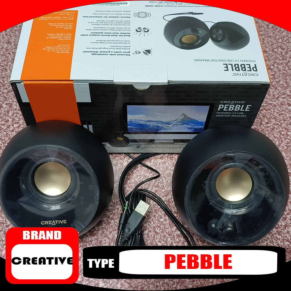 Caixa de Som Criativa Pebble S - Gaming Speaker 2.1 avaliação e preço