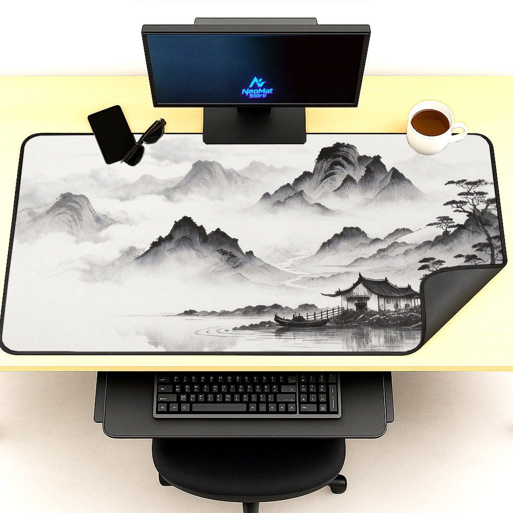 Mouse Pad Estético Grande Pret - Esports Gaming Mousepad avaliação e preço
