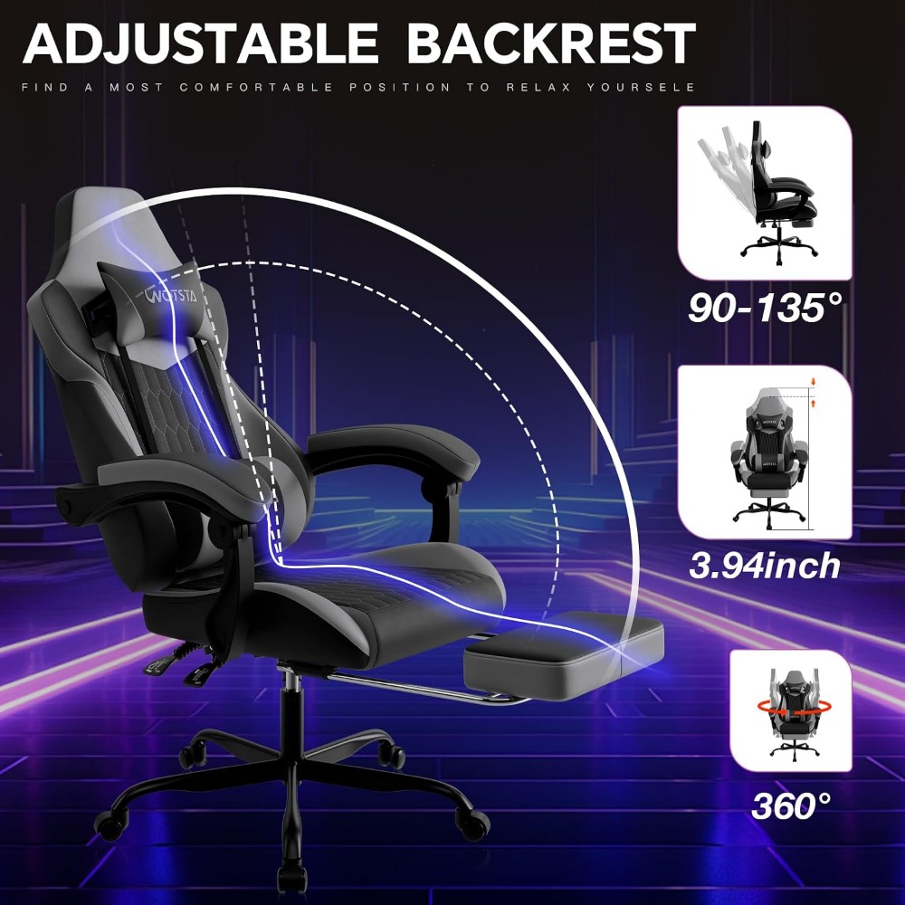 Cadeira de Jogos Ergonômica em - Video Gaming & Esports Usd Acc avaliação e preço