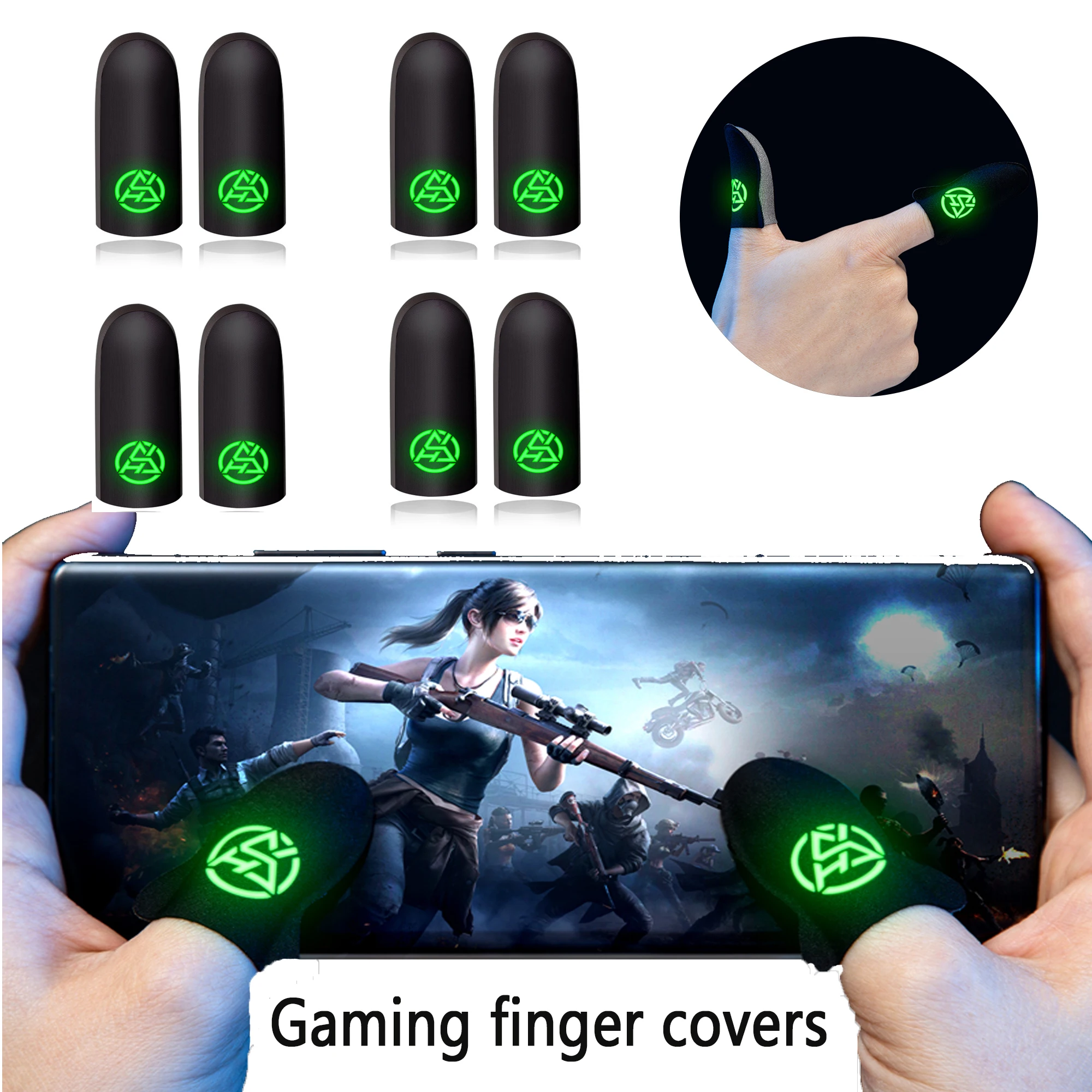Mobile Game Fingertip Luvas pa - Esports Gaming Gloves avaliação e preço