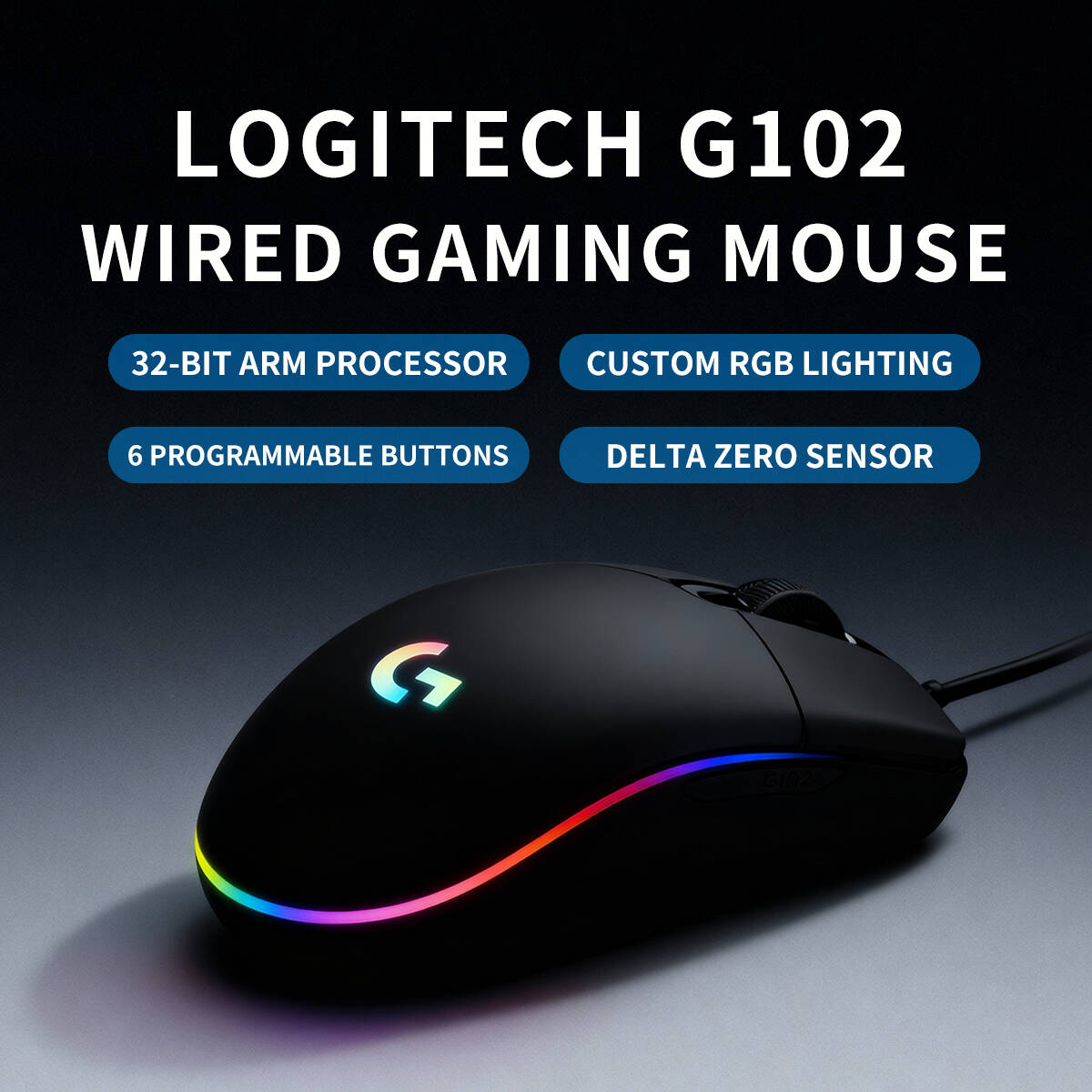 Mouse Gamer Logitech G102 Prod - Esports Online Gaming avaliação e preço