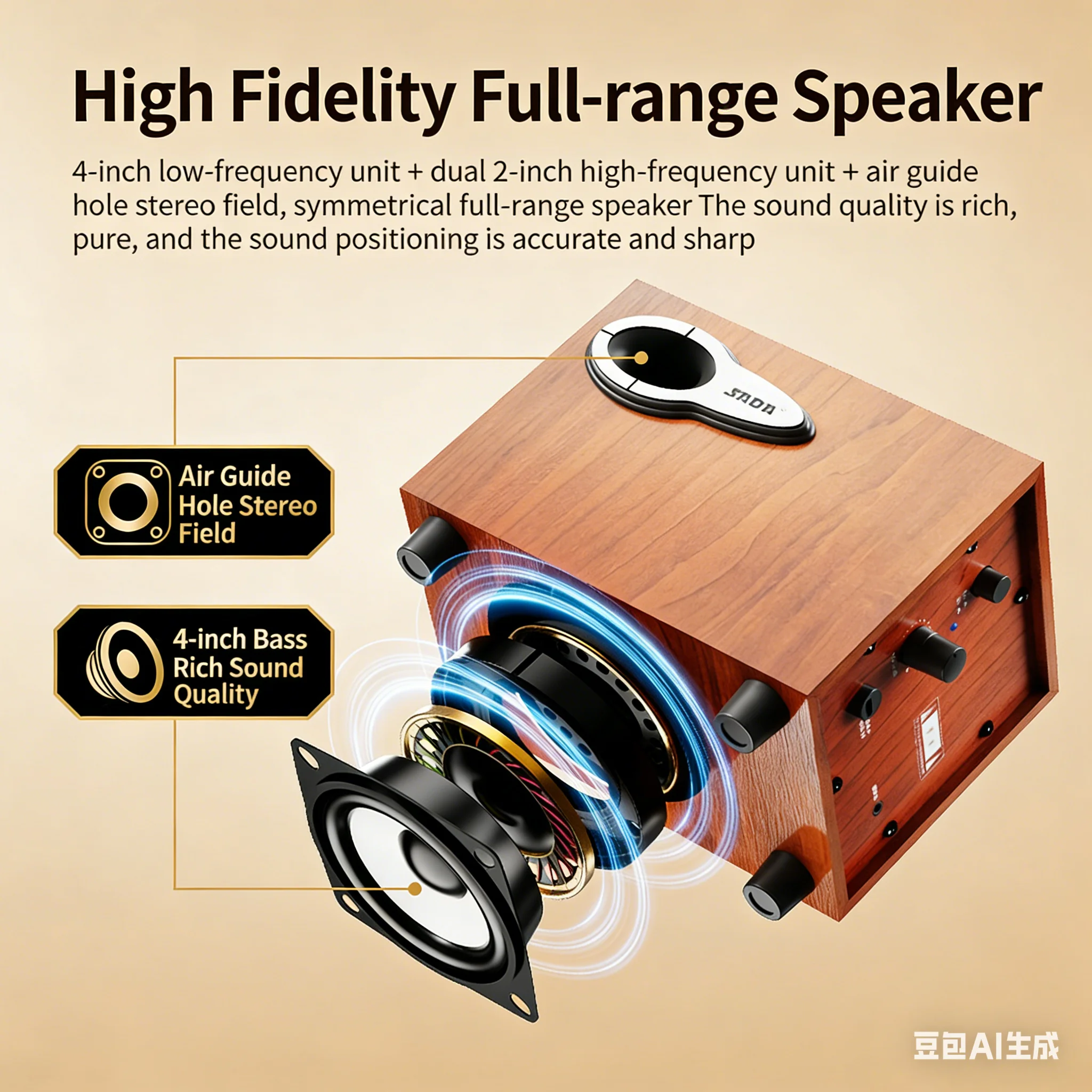 Caixas de Som de Mesa de Madei - Gaming Speaker 2.1 avaliação e preço