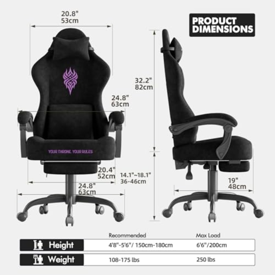 Cadeiras de Jogos para Gamers  - Video Gaming & Esports Usd Acc avaliação e preço