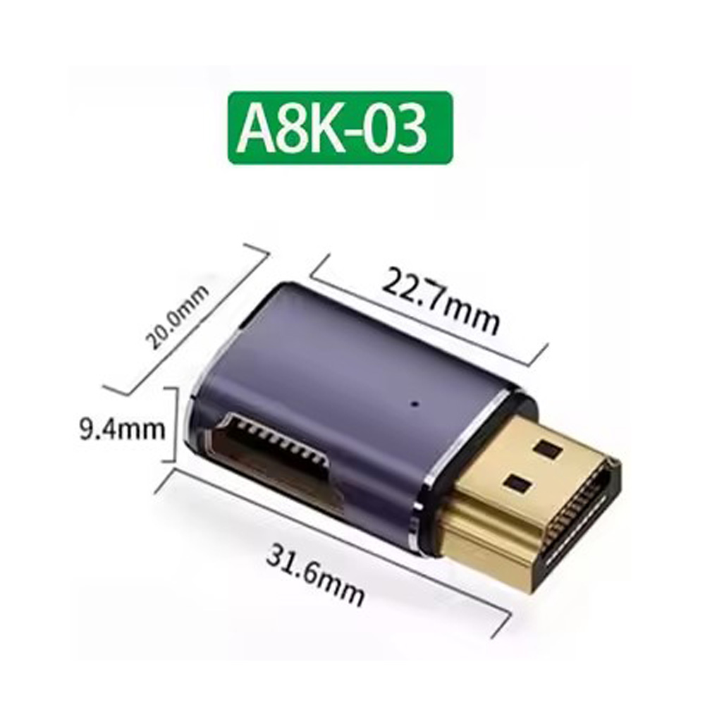 Adaptador HDMI 2.1 de ângulo e - Gaming Speaker 2.1 avaliação e preço
