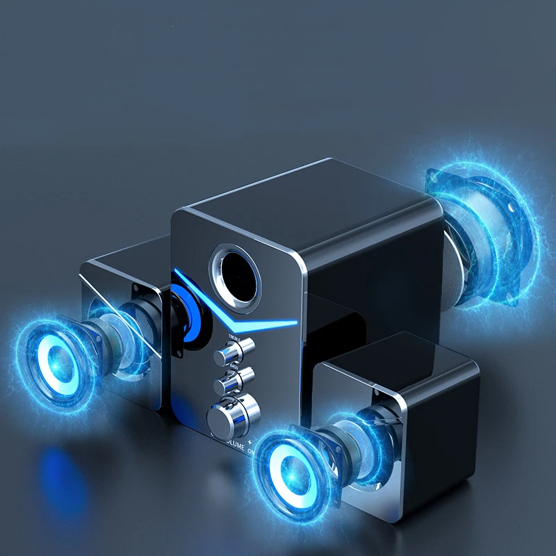 Bluetooth Home Theater Sound B - Gaming Speaker 2.1 avaliação e preço