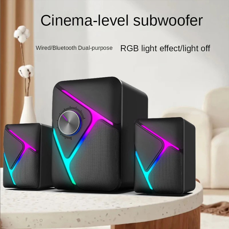 Computador Áudio 2.1 Subwoofer - Gaming Speaker 2.1 avaliação e preço