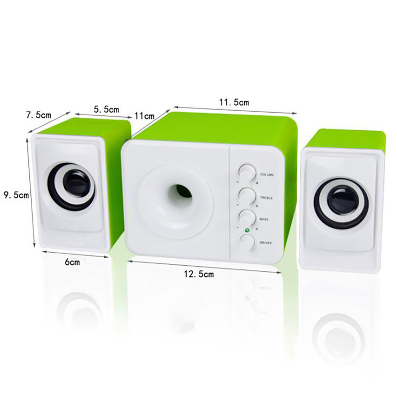 USB Powered Desktop Speakers,  - Gaming Speaker 2.1 avaliação e preço
