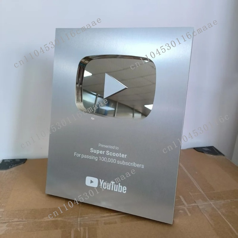 Placa de Youtube Play Button P - Esports Gaming Trophy avaliação e preço