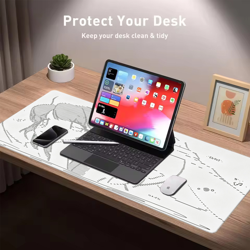 1Pç Mouse Pad de Couro Anime A - Esports Gaming Mousepad avaliação e preço